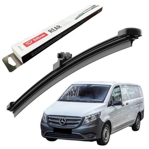 Image of Silbak Rear Windscreen Wiper, fits for MERCEDES-BENZ VITO (2014 ONWARDS) Rear Wiper Blade, 400mm