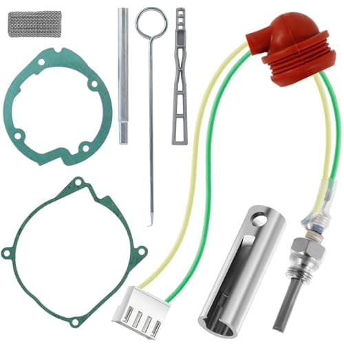 Image of Dandelionsky Diesel Heater Glow Plug Repair Kit, 12V 24V 5KW 8KW Parking Diesel Heater Glow Ignition Plug Kit with Filter, Ceramic Glow Plug With Removal Fitting Tool for Eberspacher D2 D4, D4S