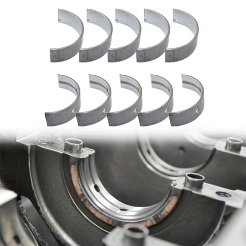 Image of SecosAutoparts 10Pcs Engine Crankshaft Main Bearing Kit Replace# 2102025100 21020-2G100 21020-2G000 Compatible with Hyundai for Kia 2.0L 2.4L 2008-2020