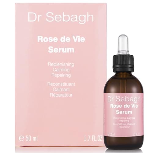 Image of Dr Sebagh Rose de Vie Serum (50 ml) - Award-Winning Nourishing Anti-Aging Formula - Use with Dry, Mature, or Sensitive Skin - Designed to Soothe Redness & Irritation - Regenerating & Invigorating