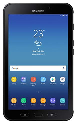 Image of Samsung Tab Active 2 LTE 8-Inch Tablet - (Black) (Samsung Exynos 7870 Octa, 3 GB RAM, 16 GB eMMC, Android 7.0) (Refurbished)