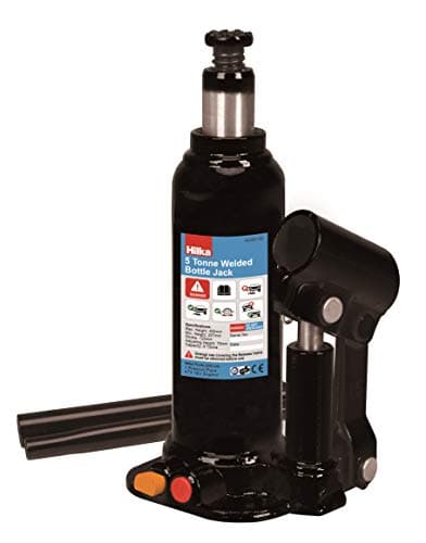 Image of Hilka 82250150 5 Tonne Welded Bottle Jack in Case, Black, 207-402mm