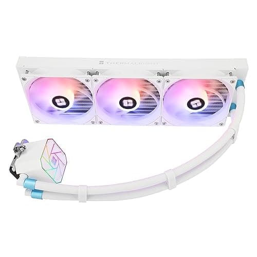 Image of Thermalright AQUA ELITE 360 White V3 Liquid CPU Cooler, AIO Pump Head Speed up to 3300RPM, TL-C12W-S V2×3 PWM Fans,for AMD/AM4/AM5, Intel LGA1150/1151/1200/2011/1700/1851, Computer CPU Aio Cooler