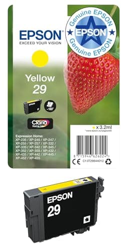 Image of Epson 29 Yellow Strawberry Genuine, Claria Home Ink
