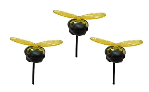 Image of Divas World Bee Solar Stake Light LED Garden Decoration Outdoor Pathway Night Gift (3)