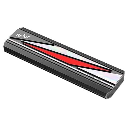 Image of Netac 2TB Portable External SSD - Up to 2000MB/s Read/Write, External Solid State Drive USB3.2 Gen2x2