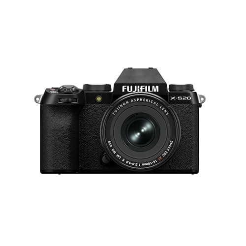 Image of Fujifilm X-S20 26MP Mirrorless Digital Camera, Kit XF16-50mmF2.8-4.8, X-Trans CMOS 4 APS-C, X-Processor 5, IBIS, 6.2K 30p Movies, EVF Viewfinder, 3" LCD Screen Touch Vari-Angle, Black