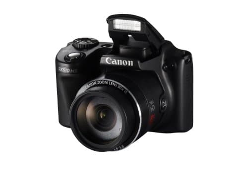 Image of Canon PowerShot SX510 HS Camera - Black (12.1MP, 30x Zoom) 3 inch LCD (Renewed)