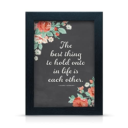Image of 24x30cm Black wooden effect Photo / Picture frame Wall Mountable with acrylic display