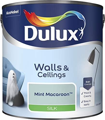 Image of Dulux Paints 2.5 Litre Ready Mixed Silk Mint Macaroon
