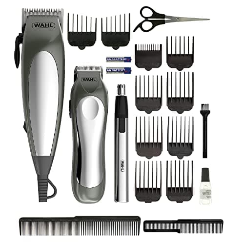 Image of Wahl Clipper Kit Deluxe Gift Set, Hair Clipper Gift Set, Hair Clippers for Men, 3-in-1 Corded Head Shaver, Men’s Hair Trimmers, Stubble Trimmer, Personal Trimming, Male Grooming Set