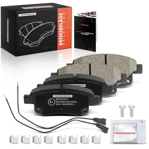 Image of Frankberg Brake Pad Set incl. 4x Pads Rear Compatible with Transit Bus FB FC FD FS FZ Transit Tourneo Transit Replace# 1824348,1852717