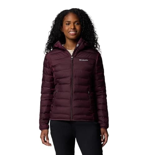 Image of Columbia Women's Lake 22 2 Down Hooded Jacket, Hooded Puffer Down Jacket, Moonvista, Small