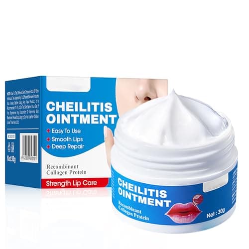 Image of Chei-litis Ointment Lip Cream - Intensive Repair for Dry, Cracked, In-flamed Lips - Soothing Moisturiser for Angular Ch-eilitis, Chapped Lips & Irritation Relief - Gentle Lip Treatment Balm