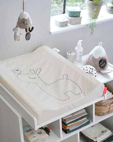 Image of Done by Deer Easy Wipe Lalee Sand Changing Mat Waterproof Surface Oeko-Tex Certified Cover: 100% Polyester with PU Hidden Zip Filling: 100% Polyurethane Foam