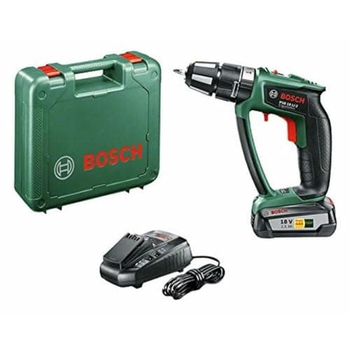 Image of Bosch PSB 18 LI-2 Ergonomic- cordless combi drills (Lithium-Ion (Li-Ion), Black, Green)