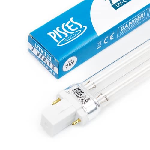 Image of Pisces 7w Watt Replacement UV PLS Pond Bulb Spare 136mm UVC Lamp for Filter