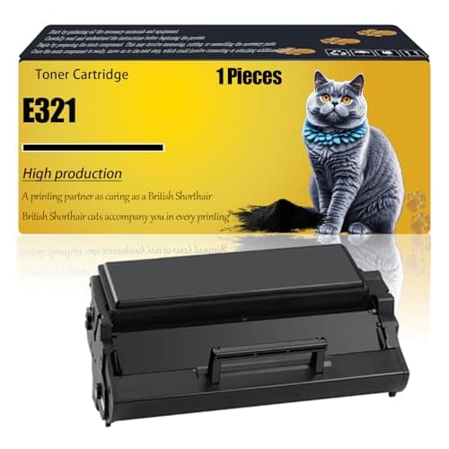 Image of E321 Compatible for Lexmark Toner Cartridge 12A7400 E321 E323t E323tn Optra E321 Optra E323 Optra E323n Printers, High Yield Alternatives Reliable Printing (Black)