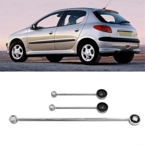 Image of ComfyHarbor 3Pcs Gear Shift Linkage Rod Kit Metal Transmission Selector Lever Compatible with 206 207 For Berlingo For Xsara For Xantia OEM 245291 2454G5 Silver