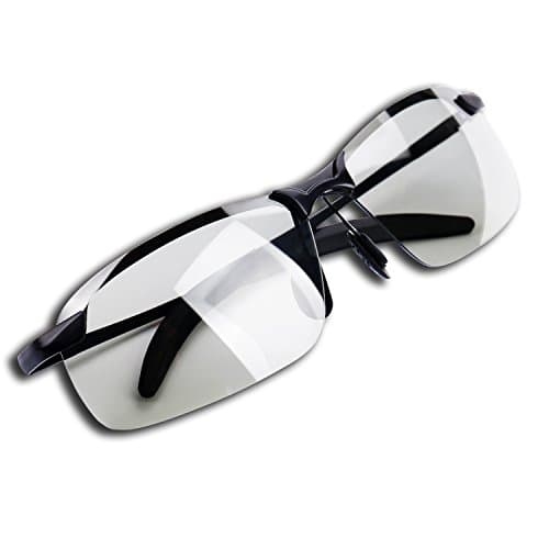Image of YIMI Polarized Photochromic Driving z87 Sunglasses For Men Women Day and Night safety glasses