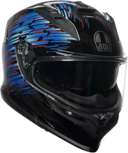 Image of AGV K7 Genisys Helmet, Black/Blue, 2XL (63/64)