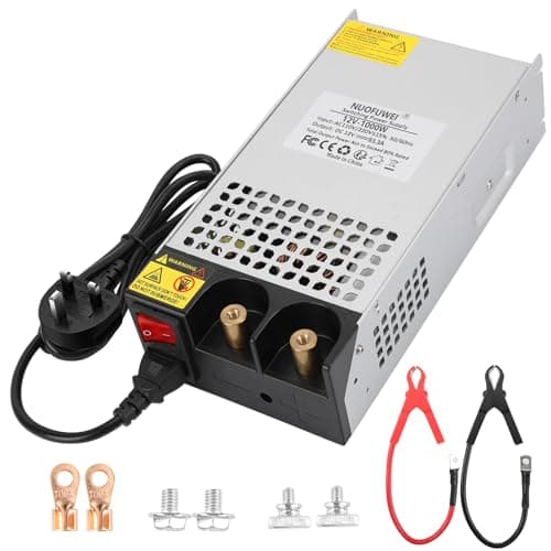 Image of New Version DC 12V 83.3A 1000W Power Supply 230V AC to 12V DC Converter 83A 1000W Switching Power Supply Transformer for 12Volt Motor Pump CCTV Security Camera Car Stereo 3D Printer