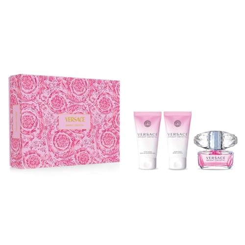 Image of Versace Bright Crystal EDT 50ML + SG 50ML + BL 50M