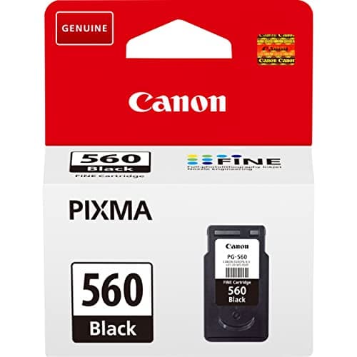Image of Canon PG-560 - 7.5 ml - black - original - blister with security - ink cartridge - for PIXMA TS5350, TS5351, TS5352, TS5353
