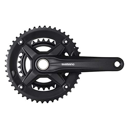 Image of Shimano Altus FC-MT210 chainset 46/30, 9-speed, black, 175 mm, w/o chainguard