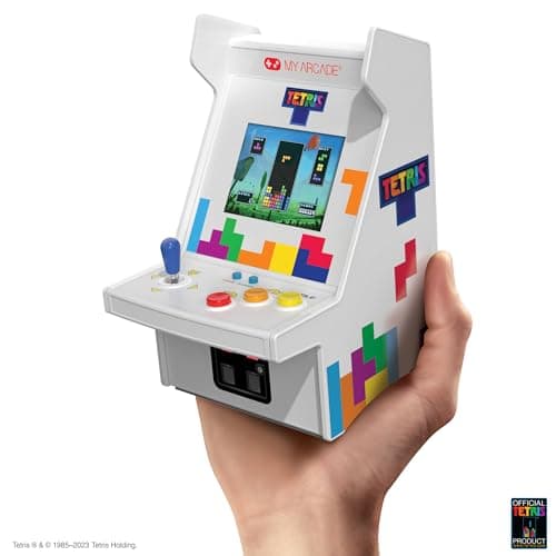Image of My Arcade Tetris Mini Arcade Machine - Micro Player Pro Table Top Arcade Machine, Portable Handheld Game, Retro Gaming Console, Mini Retro Games Machines for Kids & Adults