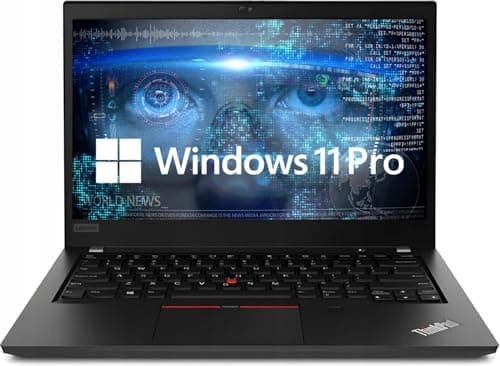 Image of Lenovo Thinkpad T490 Business Laptop, 14 Inch FHD Notebook, Intel Core i5-8265U, 16GB DDR4 RAM, 512GB SSD, Windows 11 Pro (Renewed)