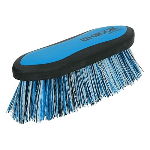 Image of Shires 1482 Ezi-Groom Large 2-Tone Dandy Brush Bright Blue