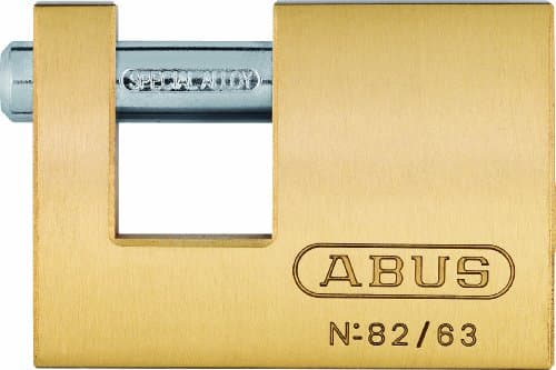 Image of ABUS 11572 Monoblock Brass Shutter Padlock with 8502 Alike Keyed