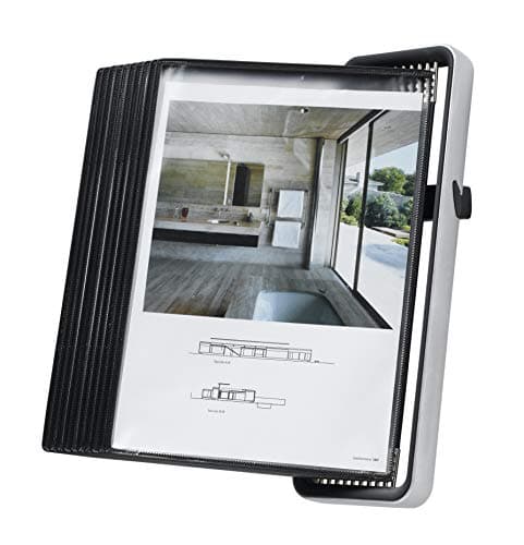 Image of Tarifold ES 714517 – A4 Wall Display for VEO Catalogues with 10 PVC Sleeves, Black