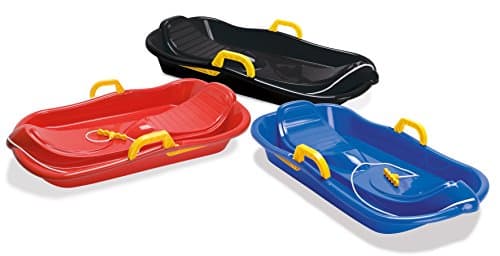 Image of Dantoy Bob Sledge for 3 Years plus, with Brakes, Toboggan for Winter Snow, Made in Denmark Red or Blue or Black sent