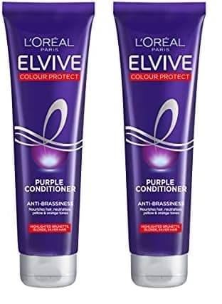 Image of L'Oreal Elvive Colour Protect Purple Conditioner, 150 ml (Pack of 2)