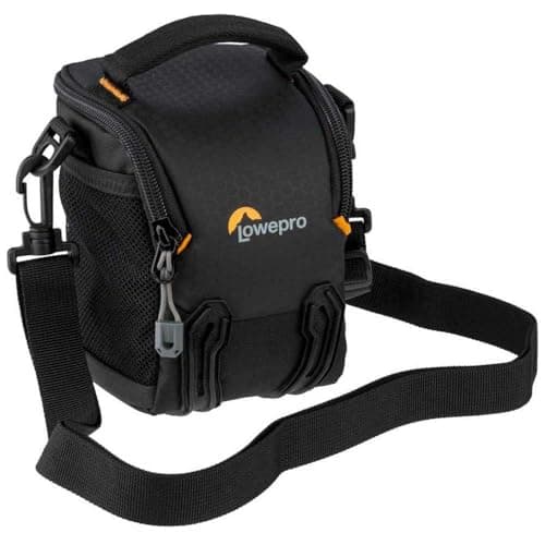 Image of Lowepro Adventura SH 115 III, Camera Shoulder Bag with Adjustable/Removable Shoulder Strap, Camera Backpack for Mirrorless, Compatible with Sony Alpha 6000 Series, Black