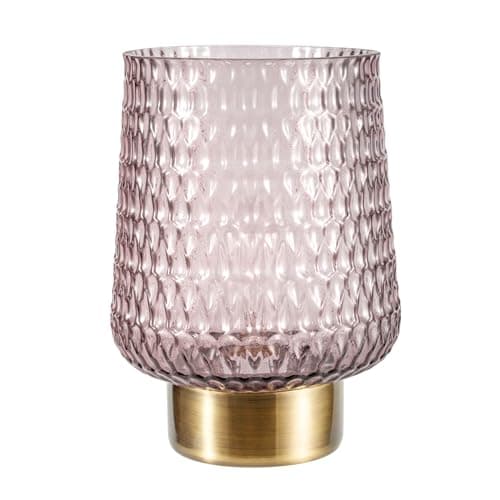 Image of Pauleen 48135 Sparkling Glamour Portable Table luminaire Glass Table lamp Timer Function 6H Battery Glass lamp Without Cable Grey Glass/Metal