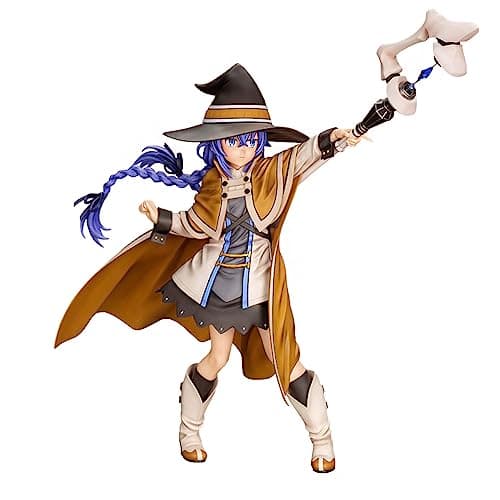 Image of Jiumaocleu Migurdia Figure Statue, 25cm Anime Jobless Reincarnation Figure Statue, Caps Removable, PVC Handmade Collectible Desktop Figure Decoration