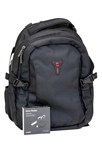 Image of Wenger Sidebar 16'' Backpack & Chipolo ONE Spot Bluetooth Item Finder Ultimate Lifestyle Bundle – GPS Tracker, Key Finder Combo for Lost & Found | Stylish Black Polyester Laptop Bag Included