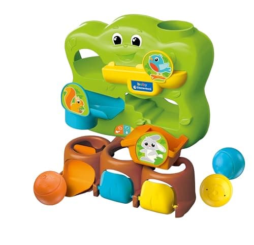 Image of Clementoni - 17687 - Magic Colour Tree - Ball Drop Toy, Early Years Toys, Infant Toys, Activity Toys For 1 Year Olds, Made In Italy