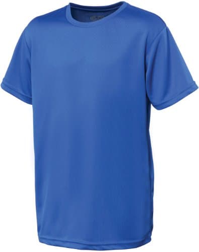 Image of AWD Just Cool Kids Breathable Cool T-Shirt Royal Blue 12/13 Years