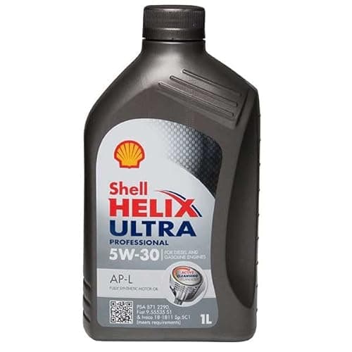 Image of Shell 550046655 Helix Ultra Professional 1L Engine Oil 1 Litre 5W30 AP-L