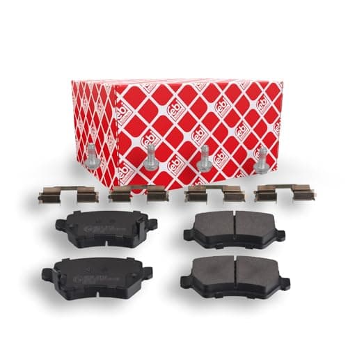 Image of febi bilstein 16512 Brake Pad Set with fastening material, 1 unit