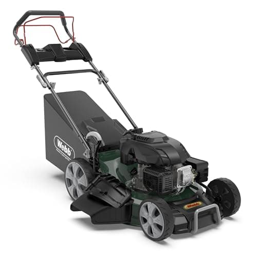 Image of Webb WER510ES Classic 51cm (20″) Self Propelled Electric Start Petrol Lawn Mower