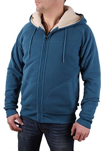 Image of Timberland Men's Jacket Teddylining Wells RIVER FULL ZIP Size M - Teal, Men, M