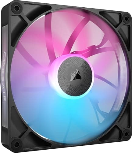 Image of Corsair iCUE LINK RX140 RGB 140mm PWM Fan - Magnetic Dome Bearing - Single Fan - Black