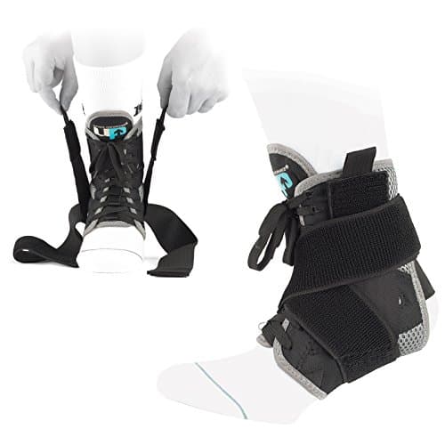 Image of UP Ultimate Performance Advanced Adjustable Compression Strapped Professional Maximum Protection Sports Ankle Support Foot Brace - X-Small (UK5-6)