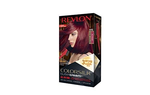 Image of Revlon Colorsilk buttercream™ all in one, luxurious hair colour, number: 36RB red burgundy vivid colour, superior colour, shine, nourishment and coverage
