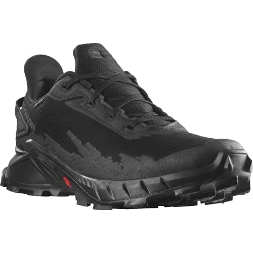 Image of Salomon Alphacross 4 Gore-Tex Women's Trail Running Shoes, Powerful Grip, Water and weatherproof protection, and Long Lasting Comfort, Black, 5.5